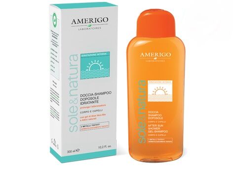 Amerigo - Doccia-Shampoo Doposole Idratante Corpo e Capelli 300ml 1 Amerigo - Doccia-Shampoo Doposole Idratante Corpo e Capelli 300ml
